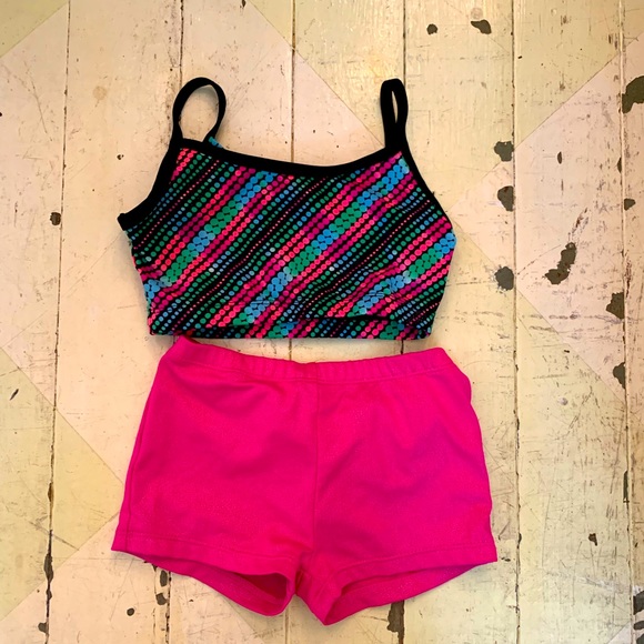 Freestyle by Danskin dance top and shorts - Picture 1 of 6